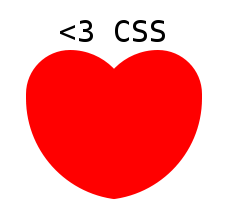 <3 CSS