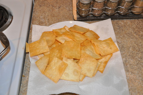 Home Fried Flour Tortilla Chips